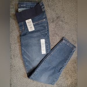 Signature by Levi Strauss & Co Women's Maternity Baby Bump Skinny jeans, Large